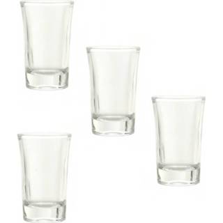 👉 Shotglas transparant glas 8x Stuks Shotglaasjes/shotjes Van 7 Cm - Feestglazen Borrelglazen/shotglazen 8720276934299