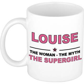 👉 Mok active vrouwen Louise The woman, myth supergirl collega kado mokken/bekers 300 ml