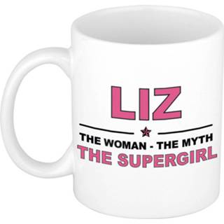 👉 Beker vrouwen Lia The Woman, Myth Supergirl Cadeau Koffie Mok / Thee 300 Ml - Naam Mokken 8720276266789