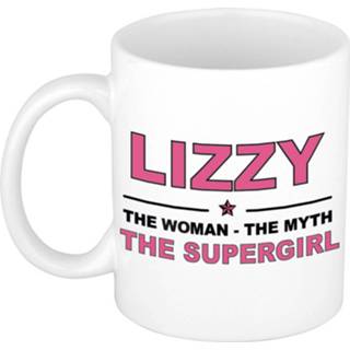 👉 Mok active vrouwen Lizzy The woman, myth supergirl collega kado mokken/bekers 300 ml