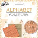 👉 Stickervel oranje EVA W&o Stickervellen Alphabet 15 X Cm 2 Stuks 8720029018863