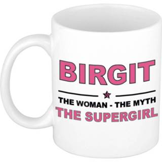 👉 Mok active vrouwen Birgit The woman, myth supergirl collega kado mokken/bekers 300 ml