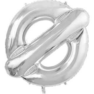 👉 Folieballon zilver Globos Letter Ø 102 Cm 5712735007807