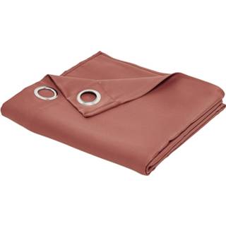 👉 Gordijn bordeaux rood terracotta Kant En Klaar Verduisterend - 140 X 240 Cm 3574643564566