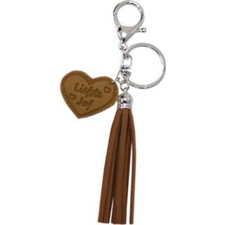 👉 Sleutelhanger bruin leather leer Verhaak Nature Unisex Donkerbruin 8720585052028