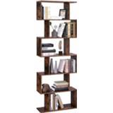 👉 Boekenkast Nancy's Vintage - Kast Voor Boeken Opbergkast Rechthoekige Vakken 6013827347344