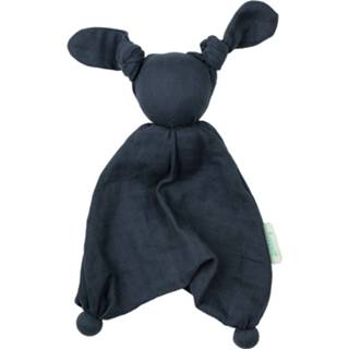 👉 Knuffeldoek blauw Hoppa - Muslin Uit Tetra Floppy Navy Blue 5407005388747