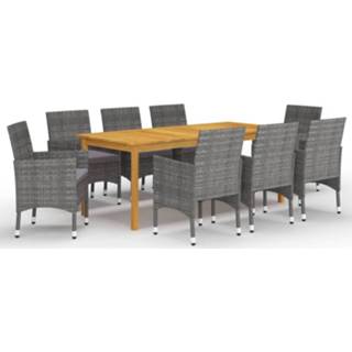 👉 Tuinset grijs active 9-delige 8720286339039