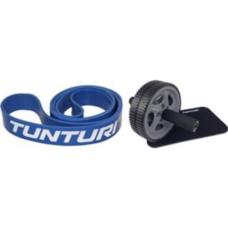 👉 Fitness set blauw Tunturi - Weerstandsband Heavy Trainingswiel 8720679641060