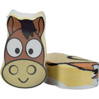 👉 Handdoek bruin katoen Isabelle Laurier Paard Junior 30 Cm 5425013559348
