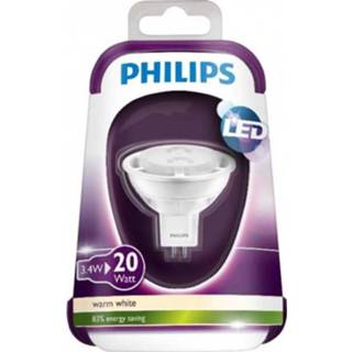 👉 Wit Philips Led Spot 4,2w (20w) Gu5.3 12v Mr16 Warm 8718696475782