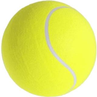 👉 Tennisbal XXL 1x Grote Tennisballen 22 Cm Buitenspeelgoed - 8718758802938