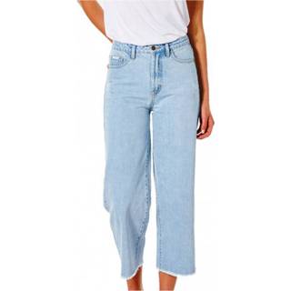 👉 Rip Curl - Women's Sparrows Crop Wide Leg - Jeans maat 32, grijs