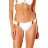 👉 Rip Curl - Women's Wave Shapers Stripe Good - Bikinibroekje maat XXL, beige/oranje