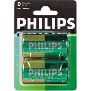 👉 Philips Longlife D-batterijen 2 Stuks 8712581549527