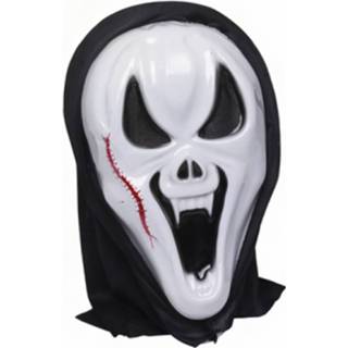 👉 Masker scream zwart wit Arti Casa Bloed 33 X 18 Cm Zwart/wit 8719817609468