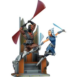 👉 Star Wars: The Clone Wars Diorama Ahsoka Tano vs Darth Maul 51 cm 747720251908