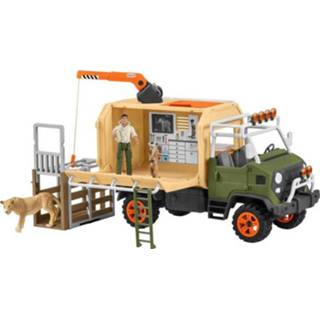 👉 Schleich Wild Life - Grote truck dierenambulance 42475