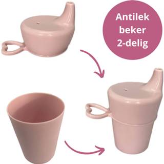 👉 Drinkbeker roze meisjes baby's Onbreekbare Baby Blush - Antilek Tuitbeker Vanaf 6 maanden 8719327659434