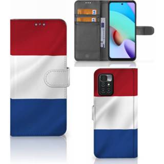 👉 Nederlandse vlag Xiaomi Redmi 10 Bookstyle Case 8720632334046