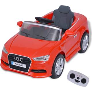 👉 Afstandsbediening rood synthetisch Vidaxl Elektrische Speelgoedauto Met Audi A3 8718475992806