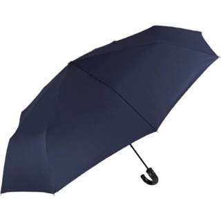 👉 Paraplu blauw Perletti 118 Cm Microfiber Donkerblauw 8719817401161