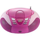 👉 Draagbare radio roze Cd Speler Scd-37 Usb 8711902024385