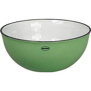 👉 Saladeschaal donkergroen emaille Cabanaz Retro Geïnspireerd Vintage Green 8717371225636