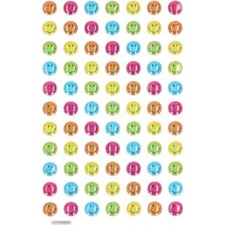 👉 Stickervel Gekleurde Smiley 75 Stuks - Stickers 8719538364127