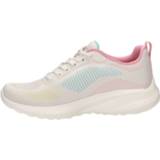 👉 Lage sneakers nylon vrouwen wit Skechers Bobs Sport 8720251391642