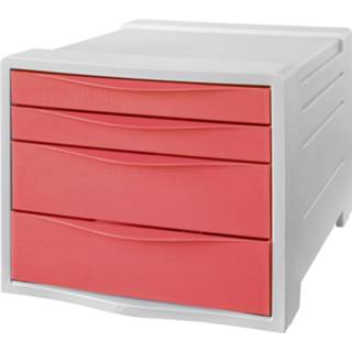 👉 Ladenblok roze stuks ladenblokken Esselte Colour'Breeze ladenblok, 4 laden, koraal 4049793075754