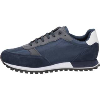 👉 Lage sneakers suède men blauw Hugo Boss Parkour Runner 8720251380042 872025138002