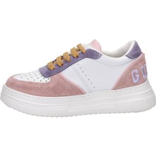 👉 Lage sneakers leer meisjes wit Guess 8720251496002 872025149602