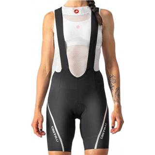 👉 Bibshort zwart grijs XS vrouwen Castelli - Women's Velocissima 3 Fietsbroek maat XS, 8050949612545