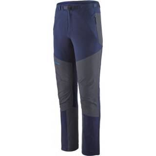 👉 Patagonia - Altvia Alpine Pants - Wandelbroek maat 38 - Regular, zwart/blauw/grijs