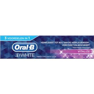 👉 Tandpasta wit Oral-b 3d White Vitalize 8001090127808