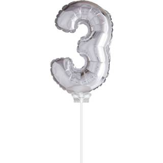 👉 Folie zilver zilverkleurig Haza Original Ballon 3 40cm 8711319430533