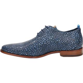 👉 Lage nette schoen glad leer men blauw Rehab Greg Gravel schoenen 8720251516304 872025151629