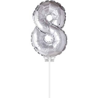 👉 Folie zilver zilverkleurig Haza Original Ballon 8 40cm 8711319430588