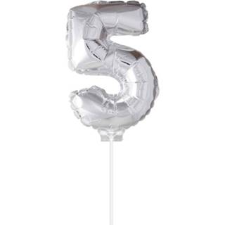 👉 Folie zilver zilverkleurig Haza Original Ballon 5 40cm 8711319430557