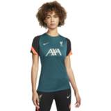 👉 Trainingsshirt groen zwart rood l|m|s|xl|xs shirts vrouwen Nike Liverpool Strike 2021-2022 Dames Donkergroen