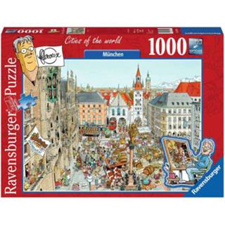 👉 Ravensburger Fleroux - München, cities of the world 1000 stukjes 4005556149742