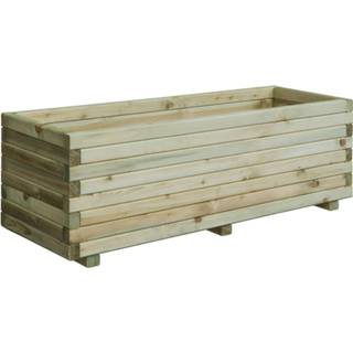 👉 Houten bloembak Intergard Bloembakken Plantenbakken Rechthoek 80x40x35cm 8717438824147