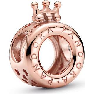 👉 Bedel rose zilver One Size rosekleurig Pandora 789036C00 Logo and Crown O 5700302887204