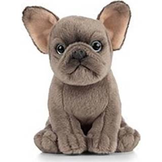 👉 Knuffel active grijs Franse Bulldog hond 15 cm knuffels kopen