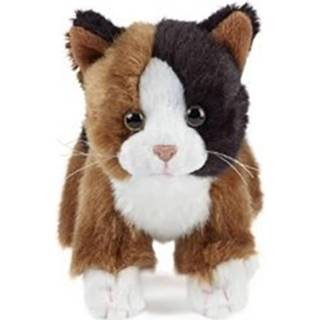 👉 Knuffel zwart bruin wit Living Nature Kitten Zwart, Bruin, 8718754551953