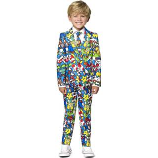 👉 Verkleedpak polyester jongens Opposuits Super Mario 8719874032674