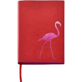 👉 Cedon Notitieboekje A5 Flamingo Meisjes Karton/papier Rood/roze