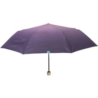 👉 Blauw hout Perletti Mini-paraplu Ombré Handmatig 97 Cm Fiberglas 8015831261607