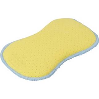 👉 Spons blauw geel Protecton 2-in-1 17 X 10 Cm Microvezel Blauw/geel 8711293112296